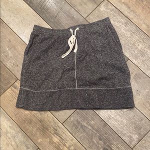 Loft grey jersey skirt size Medium